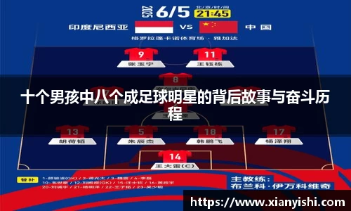 十个男孩中八个成足球明星的背后故事与奋斗历程